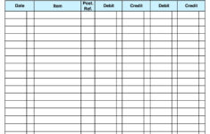 10 Best Free Printable Ledger Balance Sheet Printablee