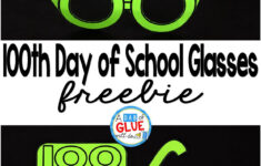 100th Day Of School Glasses