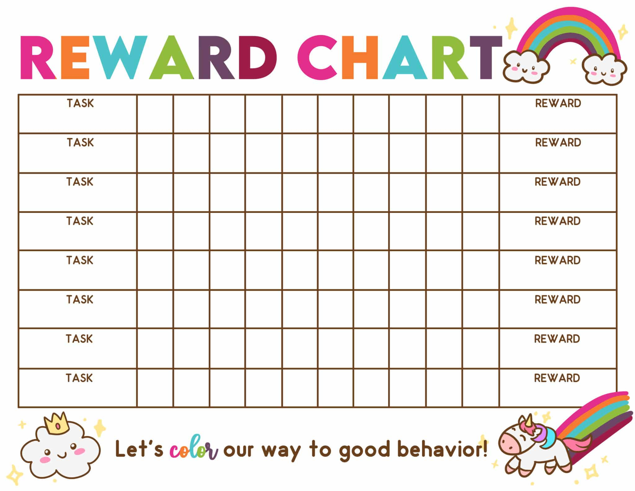 2 Free Reward Chart For Kids Printables Freebie Finding Mom
