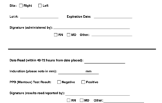 2 Step Tb Skin Test Form Fill Online Printable Fillable Blank Tb
