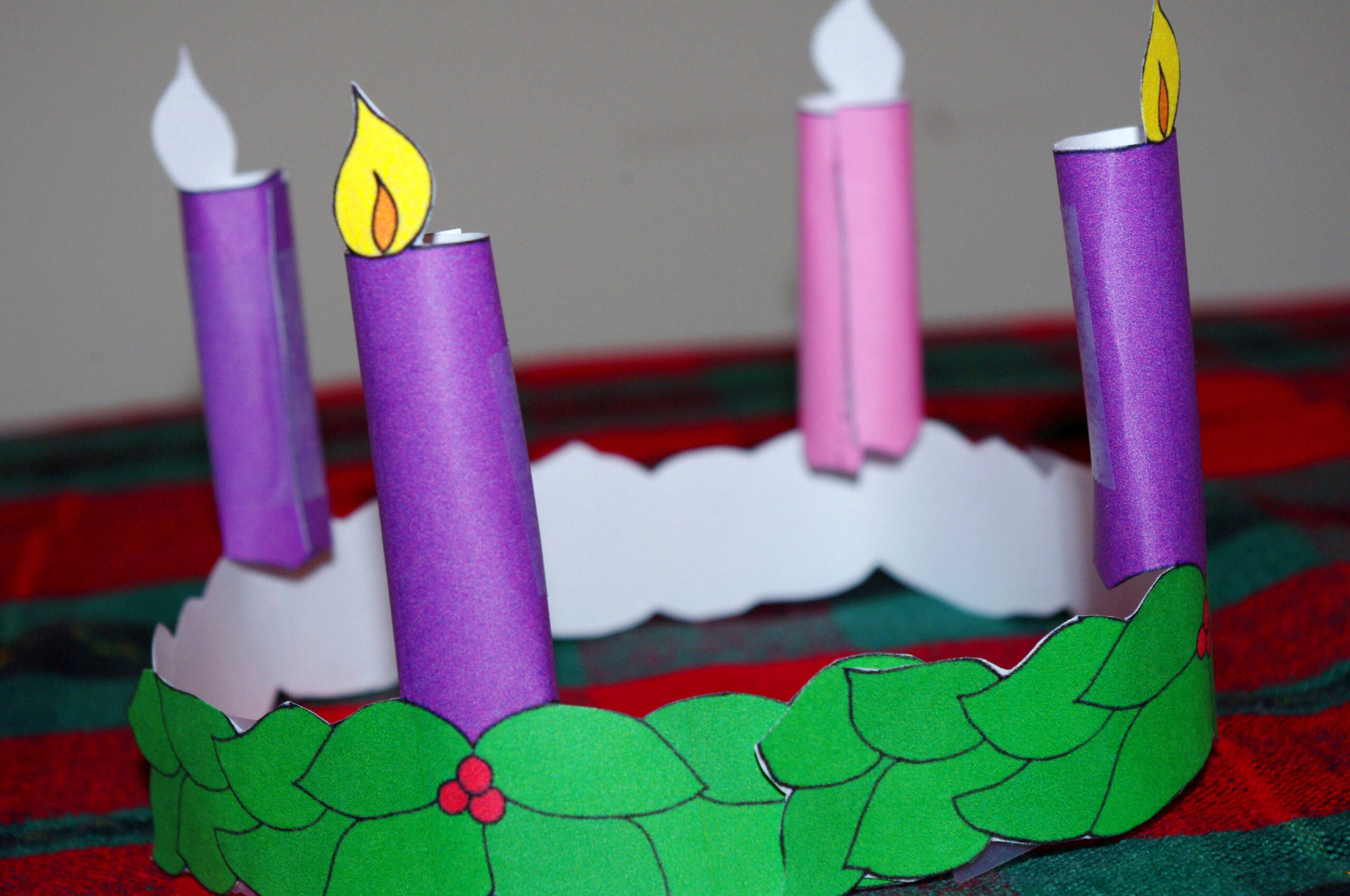 3 D Printable Advent Wreath Drawn2BCreative