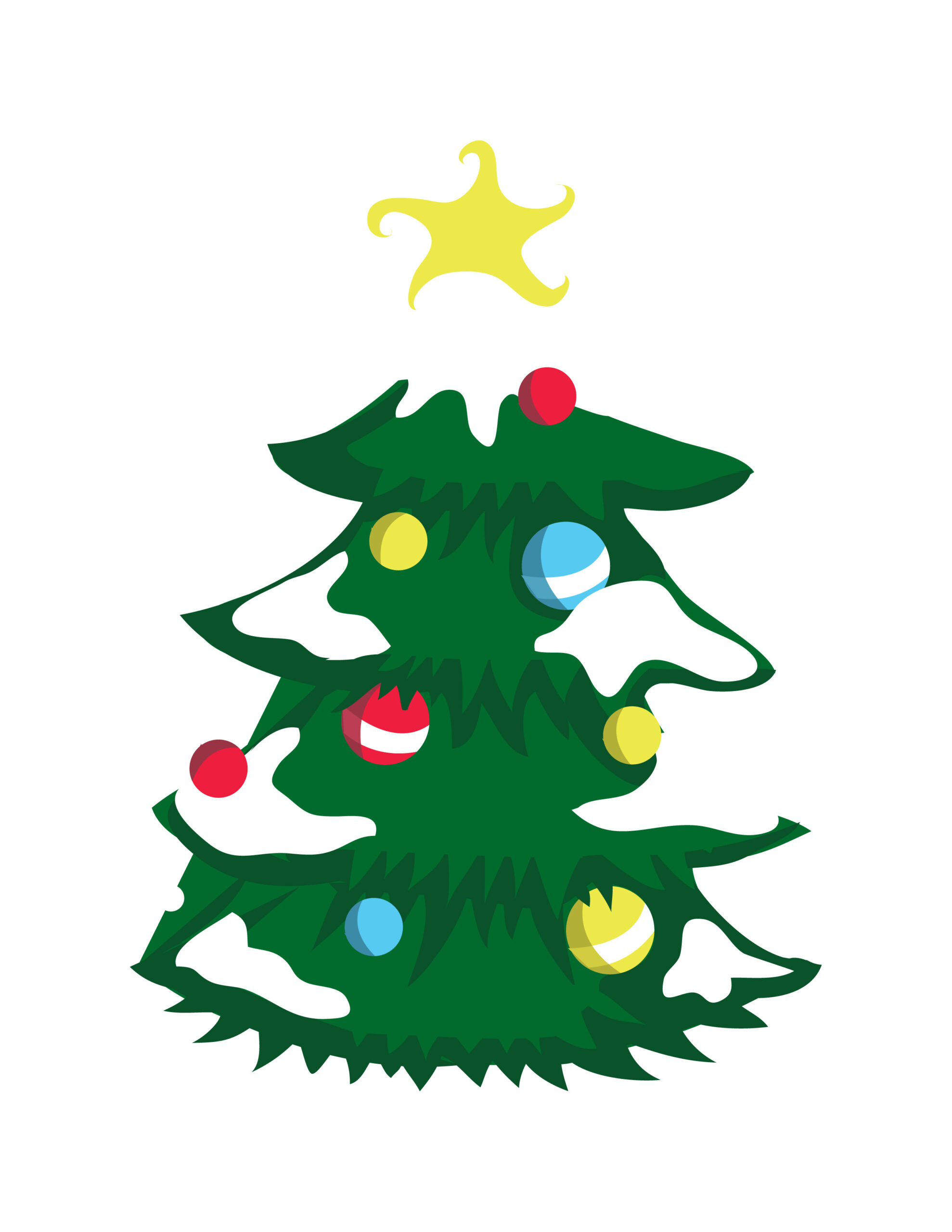 6 Best Christmas Tree Printable Printablee