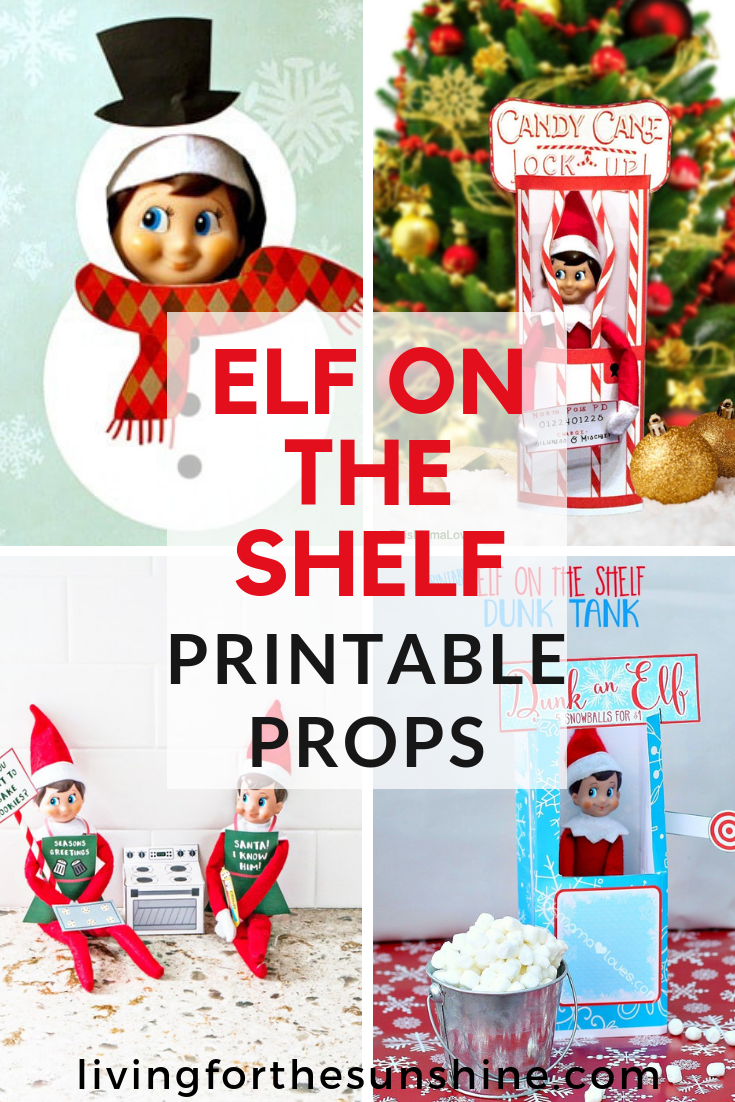 Adorable Elf On The Shelf Printable Props Letters And More Living 
