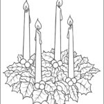 Advent Candles Coloring Page Free Printable Coloring Pages Free