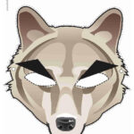 Awesome 3 Pigs Wolf Mask Coloring Pages Wecoloringpage Wolf Mask
