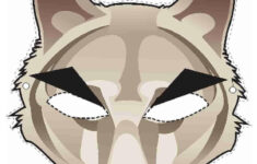 Awesome 3 Pigs Wolf Mask Coloring Pages Wecoloringpage Wolf Mask