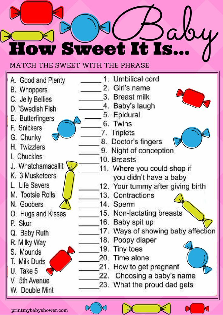 Baby Shower Games Printable With Answers That Are Clean Miles Blog