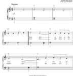 Barry Born Free Easy Sheet Music For Piano Solo PDF