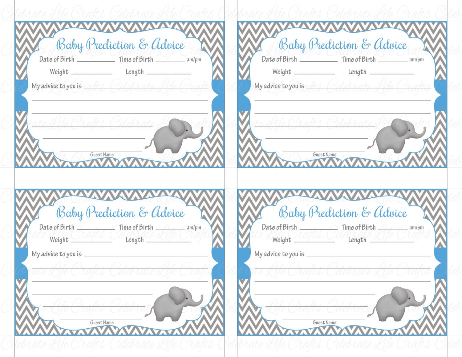 Best Free Printable Baby Shower Advice Cards Ruby Website