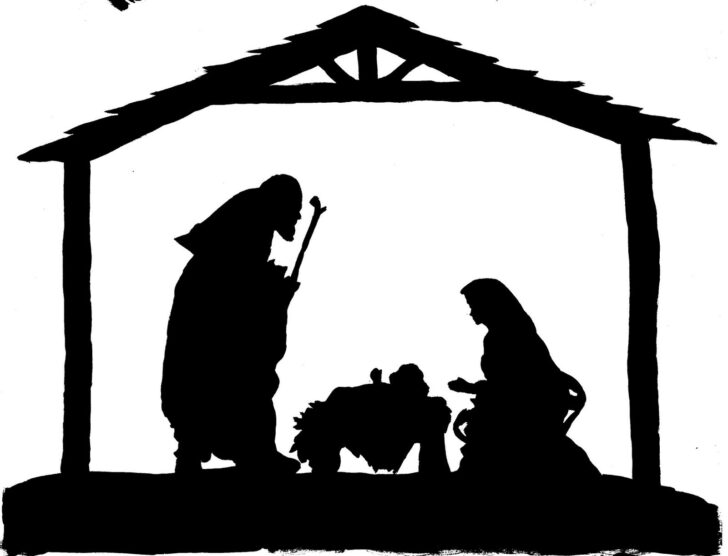 Free Printable Nativity Silhouette