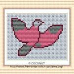 Bird 17 Free And Easy Printable Cross Stitch Pattern Free Cross