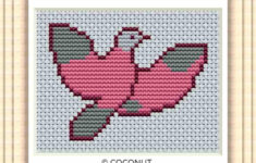 Bird 17 Free And Easy Printable Cross Stitch Pattern Free Cross