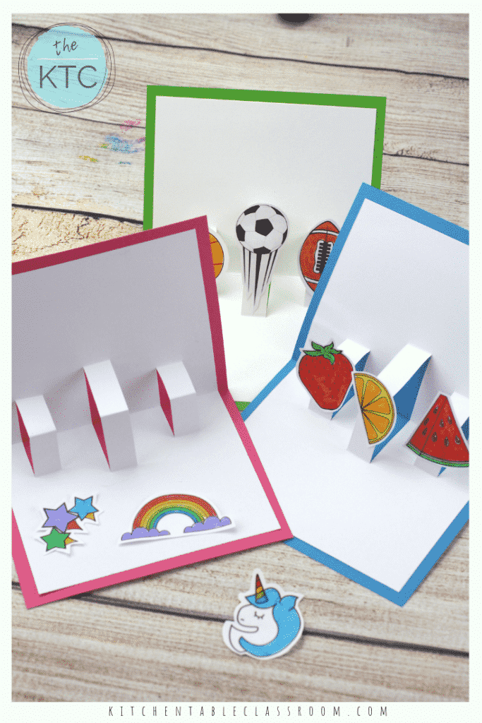 Build Your Own 3D Card With Free Pop Up Card Templates The Kitchen 