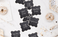 Chalkboard Buffet Food Labels Printable Dairy Free Vegan Gluten