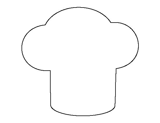 Chef Hat Template Printable Free Chef Hat Pattern Use The Printable 