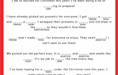 Christmas Mad Libs Jac Of All Things