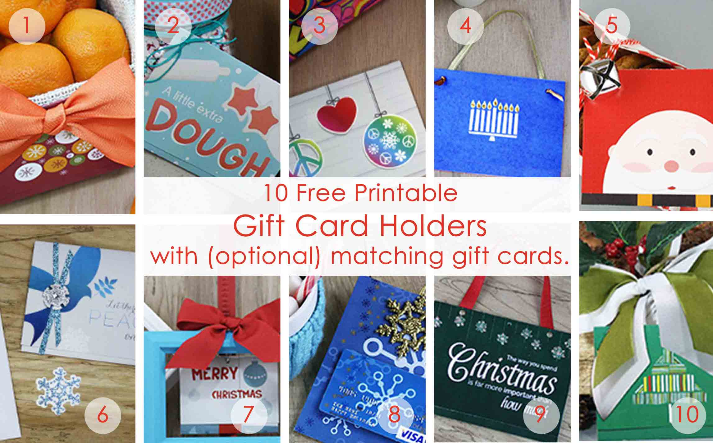 Christmas Money Wallets Free Printable