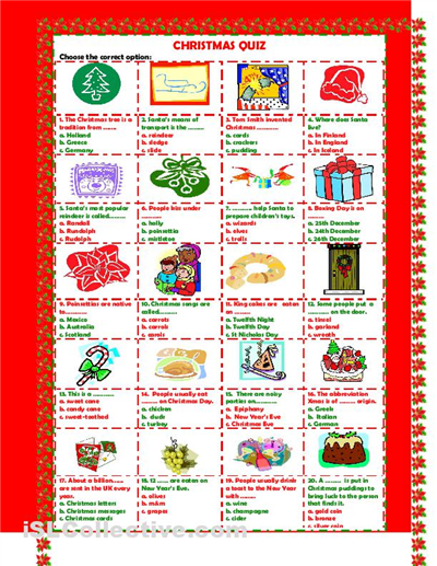Christmas Picture Quizzes Free 2016 Christmas Quizzes Christmas Quiz 