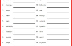 Christmas Song Scramble Free Printable Free Printable