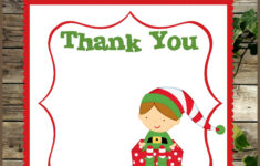 Christmas Thank You Note Printable Christmas Stationery