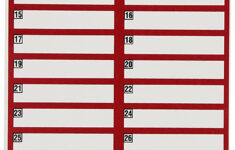 Circuit Breaker Panel Label Template