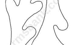 Cut Out Reindeer Antlers Template Printable Pdf Download