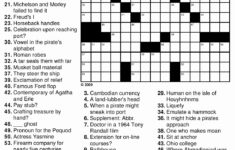 daily crossword puzzle printable jowo free la times crossword Daily Crossword Puzzle Printable Jowo Free La Times Crossword