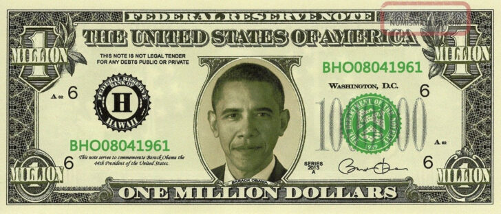 Free Printable Million Dollar Bill