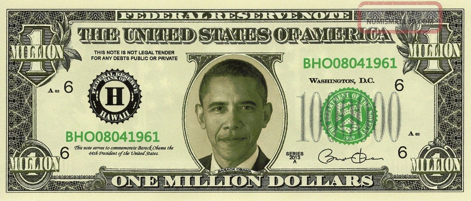 Details About 50 Traditional Million Dollar Bills Fun Novelty 