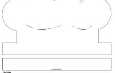 DIGITAL DOWNLOAD Chef 39 s Hat Printable White Paper Baker 39 s Cap