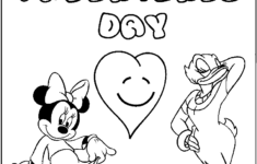 Disney Valentine Coloring Pages Disney Valentines Day Coloring Printables