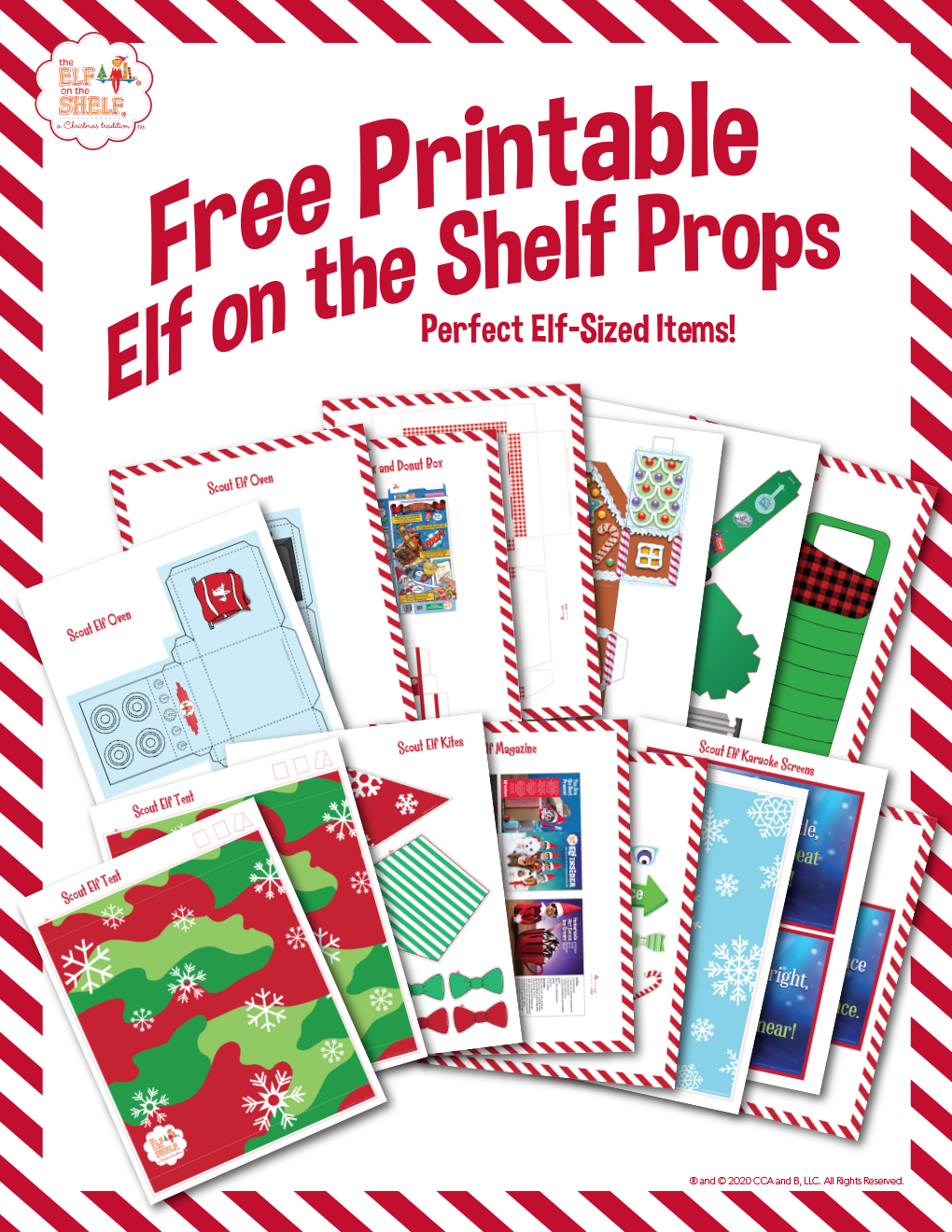 Download Free Printable Elf On The Shelf Props The Elf On The Shelf