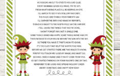 Elf On The Shelf Story FREE Printable Poem Lil 39 Luna