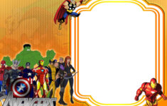 FREE Avengers Endgame Birthday Invitation Templates FREE Printable