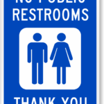 Free Bathroom Signs Download PDF