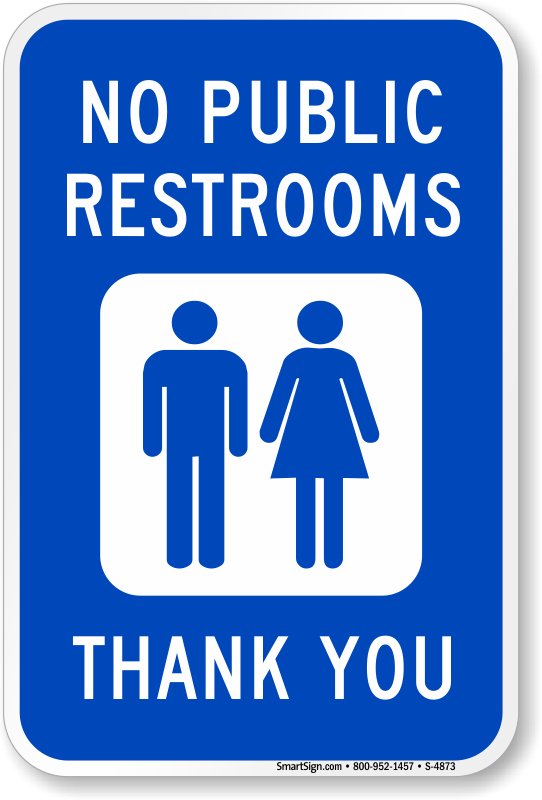 Free Bathroom Signs Download PDF