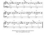 Free Christmas Sheet Music For Easy Piano Solo O Christmas Tree