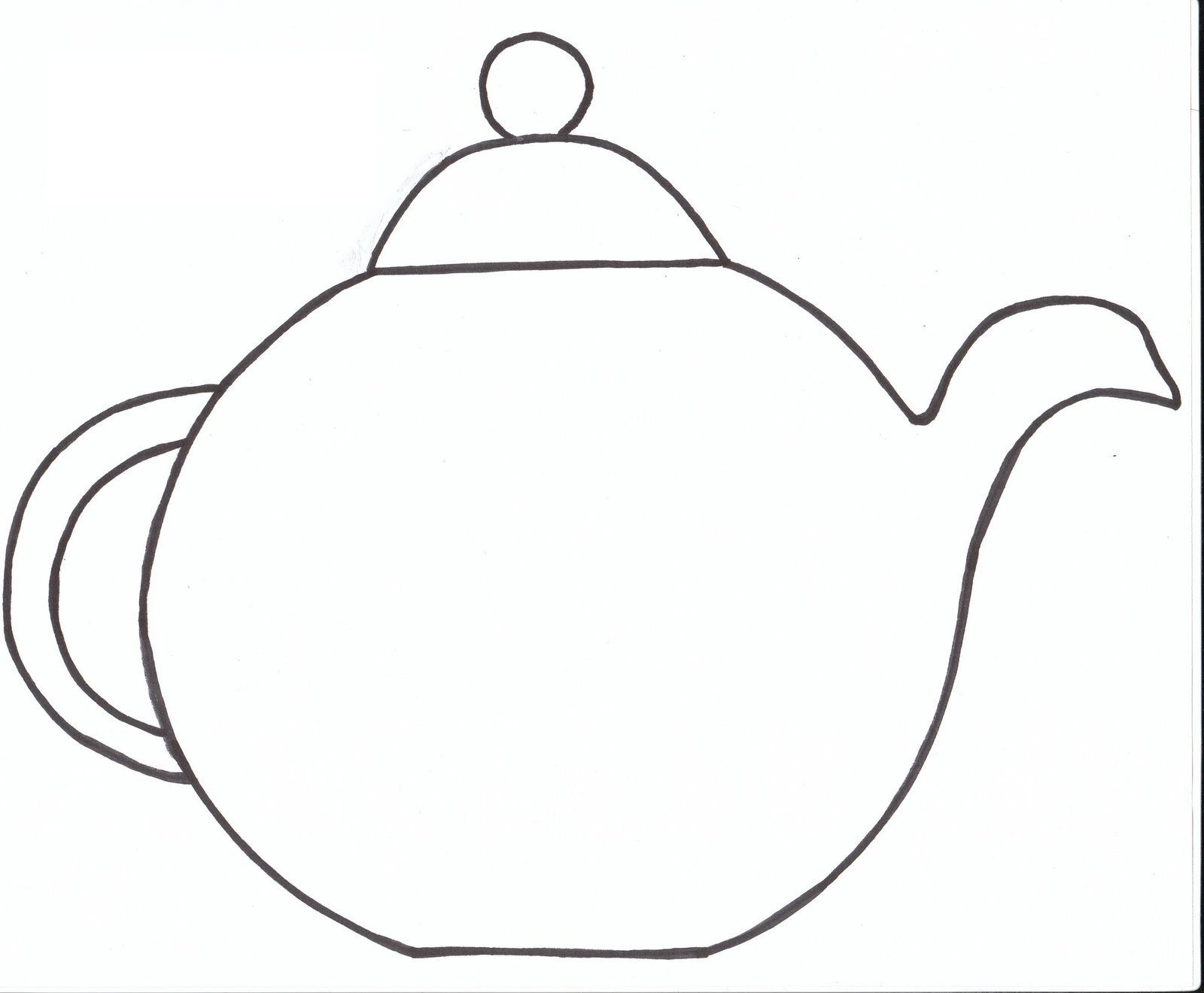 Free Download Teapot Coloring Page Educative Printable