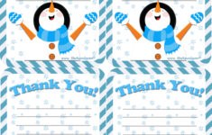 FREE Holiday Thank You Letter Printable
