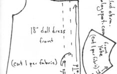 free pattern for an 18 quot american girl doll reversible dress Free Pattern For An 18 quot American Girl Doll Reversible Dress