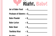 free printable baby shower games with answer key free printable 1 Free Printable Baby Shower Games With Answer Key Free Printable