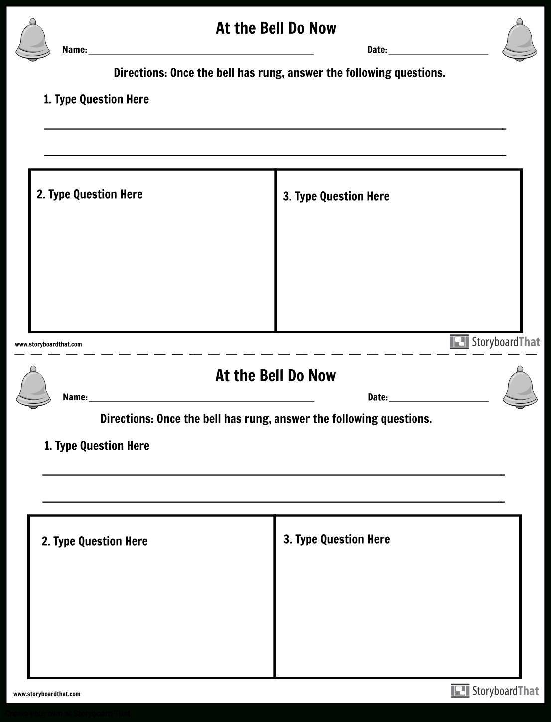 Free Printable Bell Ringers Free Printable