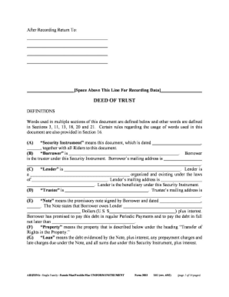 Free Printable Beneficiary Deed