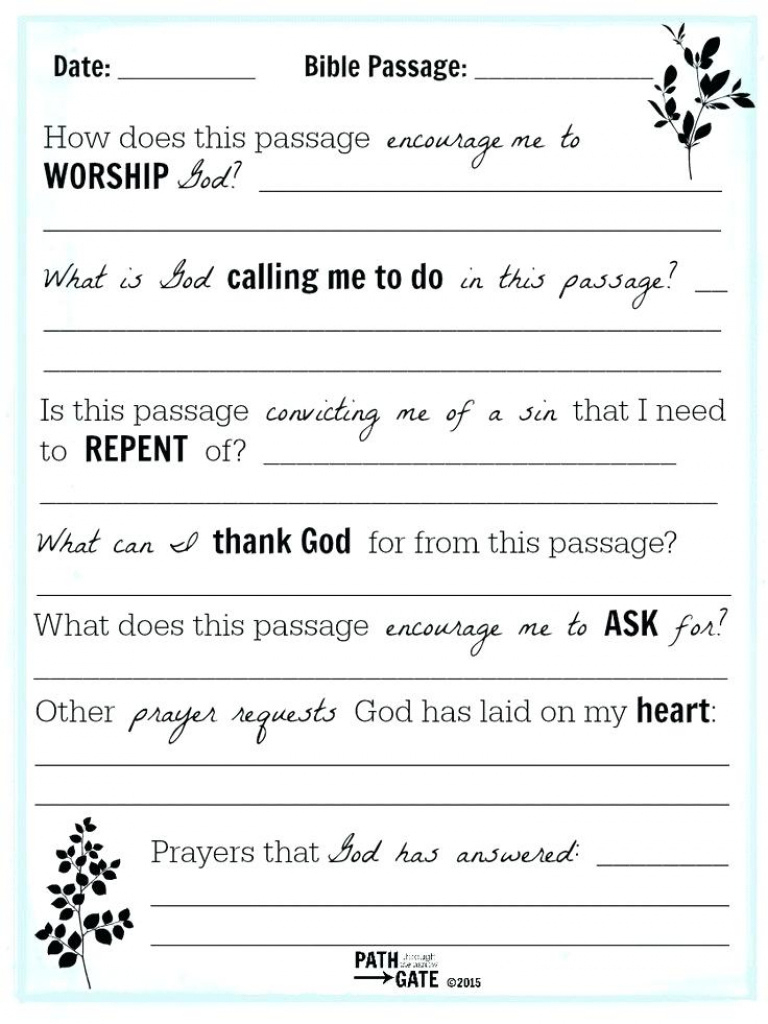 Free Printable Bible Study Lessons For Adults Free Printable