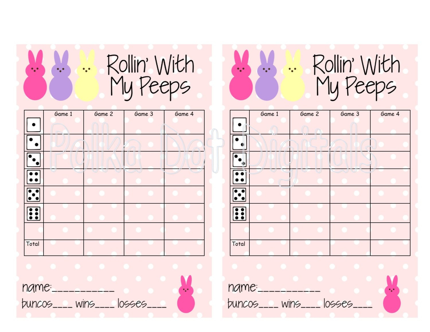 Free Printable Bunco Score Sheets That Are Vibrant Hunter Blog