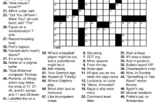 free printable crossword puzzles medium difficulty printable Free Printable Crossword Puzzles Medium Difficulty Printable