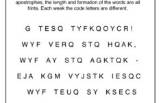 free printable cryptograms pdf printabletemplates Free Printable Cryptograms Pdf PrintableTemplates