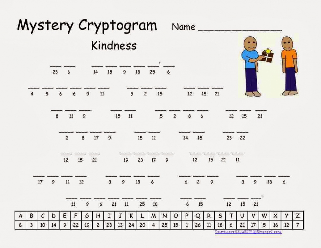 Free Printable Cryptograms PDF Rossy Printable