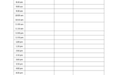 free printable daily appointment sheets daily appointment template Free Printable Daily Appointment Sheets Daily Appointment Template