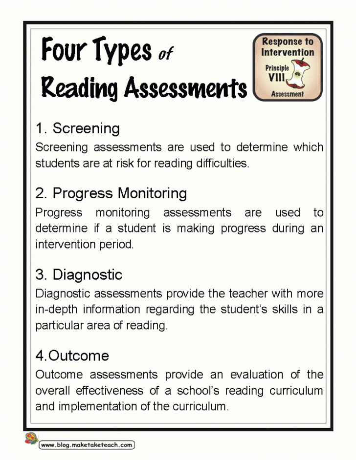 Free Printable Diagnostic Reading Assessments